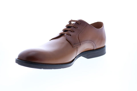 Clarks Ronnie Walk 26148027 Mens Brown Oxfords & Lace Ups Plain Toe Shoes