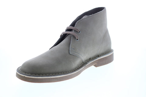 Clarks Bushacre 2 26148096 Mens Gray Nubuck Lace Up Chukkas Boots