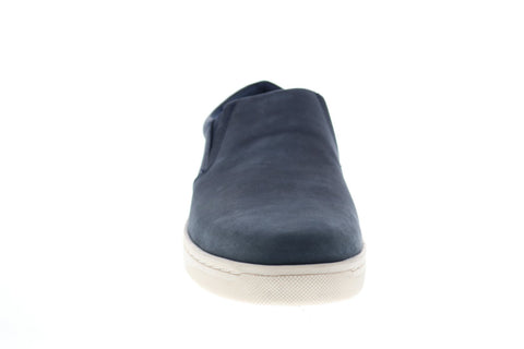 Clarks Kitna Free 26148112 Mens Blue Nubuck Slip On Lifestyle Sneakers Shoes