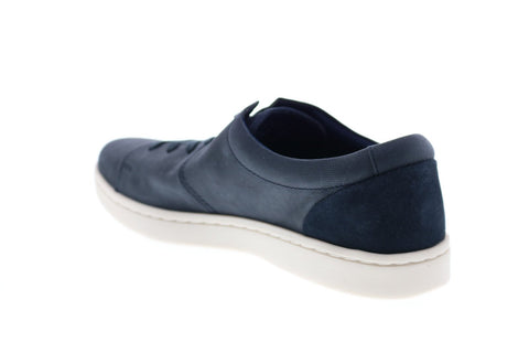 Clarks Kitna Vibe 26148146 Mens Blue Nubuck Lace Up Lifestyle Sneakers Shoes
