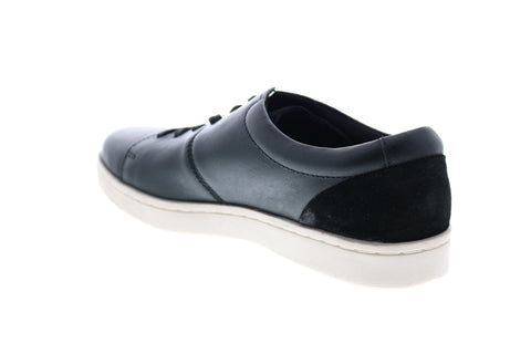 Clarks Kitna Vibe 26148147 Mens Black Leather Lifestyle Sneakers Shoes