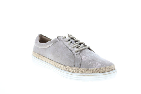 Clarks Marie Mist 26148266 Womens Gray Canvas Sneakers Lifestyle Shoes