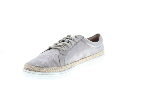 Clarks Marie Mist 26148266 Womens Gray Canvas Sneakers Lifestyle Shoes