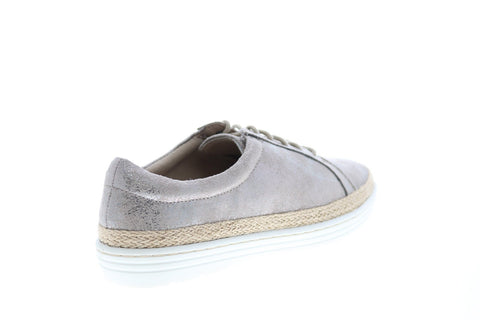 Clarks Marie Mist 26148266 Womens Gray Canvas Sneakers Lifestyle Shoes