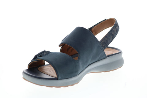 Clarks Un Adorn Sling 26148267 Womens Blue Wide Slingback Sandals Shoes