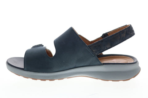 Clarks Un Adorn Sling 26148267 Womens Blue Wide Slingback Sandals Shoes