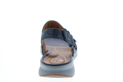 Clarks Un Adorn Sling 26148267 Womens Blue Wide Slingback Sandals Shoes