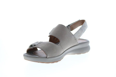 Clarks Un Adorn Sling 26148269 Womens Gray Nubuck Strap Sandals Shoes