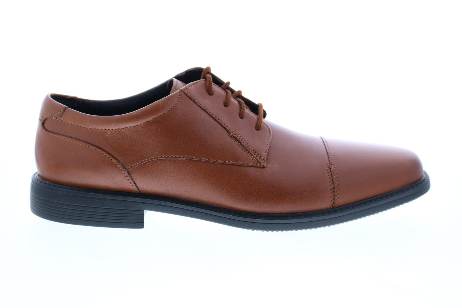 bostonian dress shoes Bostonian Wenham Cap 26148309 Mens Brown Leather Oxfords Cap Toe Shoes