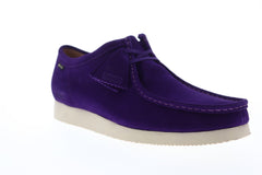 Clarks Wallabee Gore-Tex GTX 26148316 Mens Purple Plain Toe