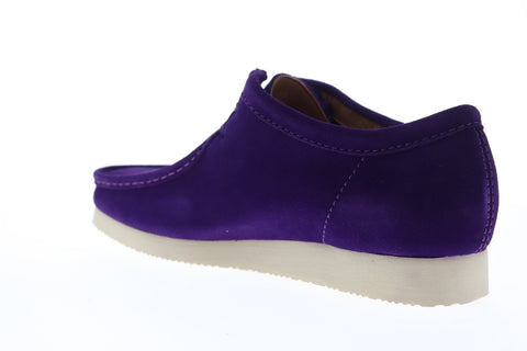 Clarks Wallabee GTX Supreme 26148316 Mens Purple Suede Casual Loafers Shoes