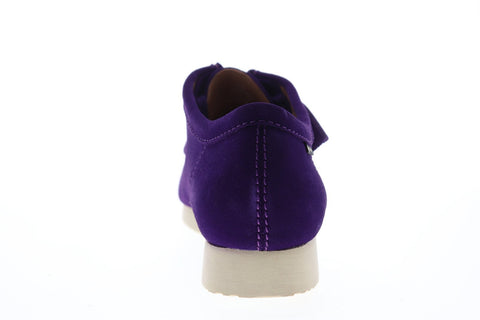 Clarks Wallabee GTX Supreme 26148316 Mens Purple Suede Casual Loafers Shoes