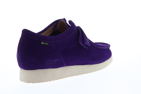 Clarks Wallabee GTX Supreme 26148316 Mens Purple Suede Casual Loafers Shoes