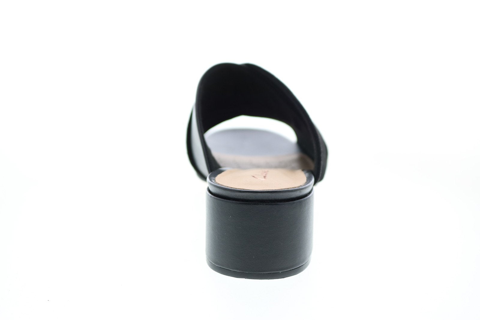 Clarks Sheer 35 Mule 26148423 Womens Black Leather Slip On Mules