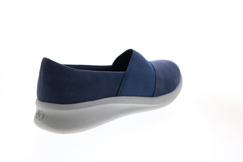 Clarks Sillian 2.0 Moon 26148538 Womens Blue Canvas Loafer Flats Shoes