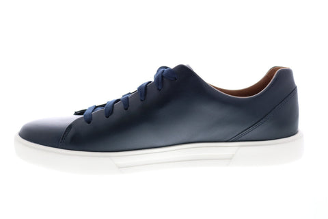 Clarks Un Costa Lace 26148557 Mens Blue Leather Lifestyle Sneakers Shoes
