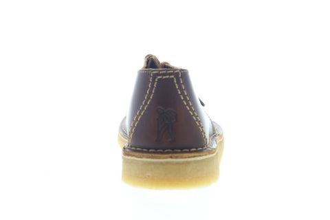 Clarks Desert Trek 26148562 Mens Brown Leather Lace Up Desert Boots Shoes