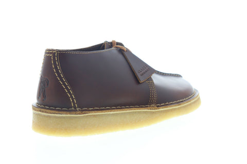 Clarks Desert Trek 26148562 Mens Brown Leather Lace Up Desert Boots Shoes