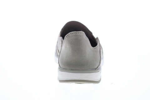 Clarks Step Isle Row 26148616 Mens Gray Canvas Slip On Casual Loafers Shoes
