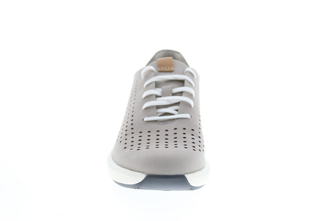 Clarks Un Rio Tie 26148716 Womens Gray Wide Nubuck Lifestyle Sneakers Shoes