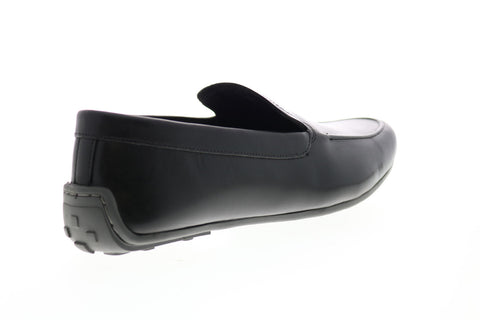 Clarks Reazor Plain 26148752 Mens Black Leather Slip On Casual Loafers Shoes