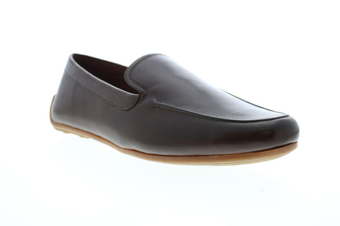 Clarks Reazor Plain 26148753 Mens Brown Leather Slip On Casual Loafers Shoes