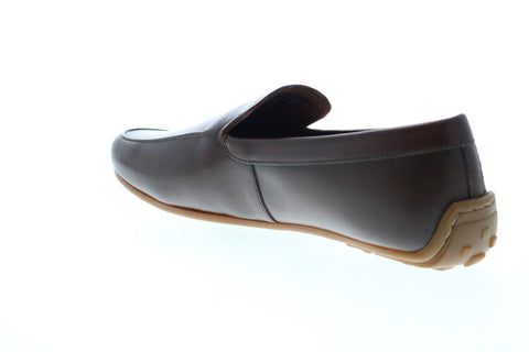 Clarks Reazor Plain 26148753 Mens Brown Leather Slip On Casual Loafers Shoes