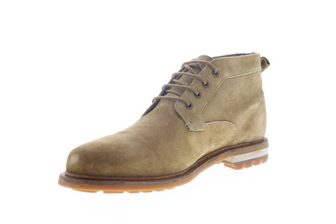 Clarks Foxwell Mid 26148768 Mens Green Suede Lace Up Chukkas Boots Shoes