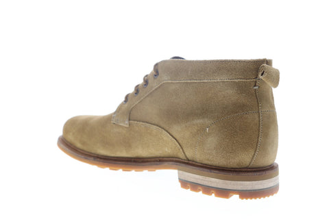 Clarks Foxwell Mid 26148768 Mens Green Suede Lace Up Chukkas Boots Shoes