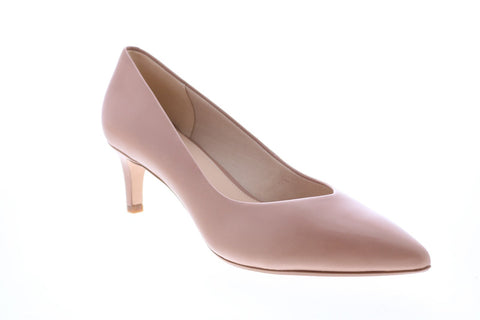 Clarks Laina 55 Court 26148889 Womens Brown Leather Pumps Heels Shoes