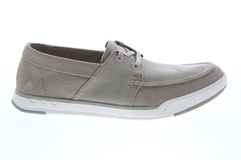Clarks Step Isle Base 26148969 Mens Gray Loafers & Slip Ons Boat Shoes