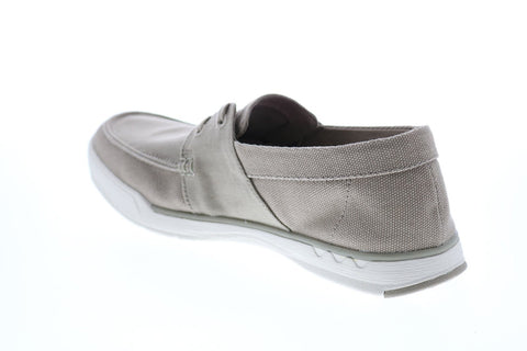 Clarks Step Isle Base 26148969 Mens Gray Loafers & Slip Ons Boat Shoes