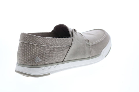 Clarks Step Isle Base 26148969 Mens Gray Loafers & Slip Ons Boat Shoes