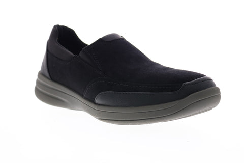 Clarks Step Stroll Edge 26148970 Mens Black Leather Loafers Casual Shoes