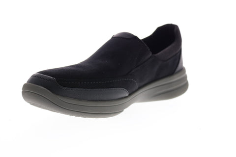 Clarks Step Stroll Edge 26148970 Mens Black Leather Loafers Casual Shoes