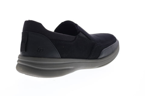 Clarks Stepstrolledge 26148970 Mens Black Wide 2E Lifestyle Sneakers Shoes