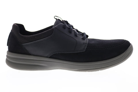 Clarks Stepstrolllace 26148975 Mens Black Suede Low Top Lifestyle Sneakers Shoes