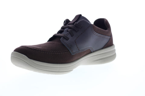 Clarks Step Stroll Lace 26148978 Mens Brown Suede Lifestyle Sneakers Shoes