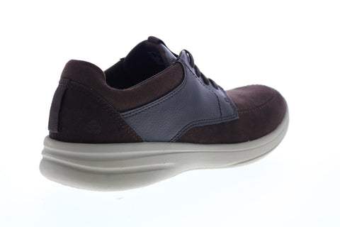 Clarks Stepstrolllace 26148978 Mens Brown Wide 2E Suede Lifestyle Sneakers Shoes