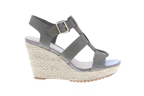 Clarks Maritsa 95 Glad 26149295 Womens Green Nubuck Wedges Heels Shoes