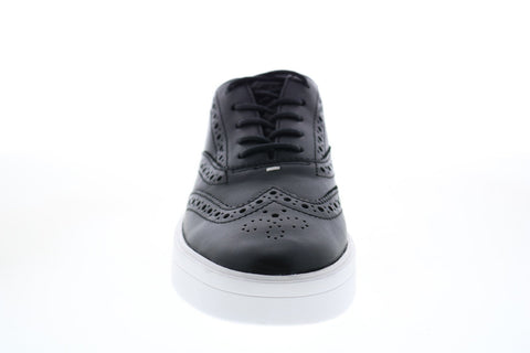 Clarks Hero Brogue 26149389 Womens Black Leather Lifestyle Sneakers Shoes