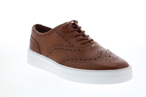 Clarks Hero Brogue 26149392 Womens Brown Leather Lifestyle Sneakers Shoes