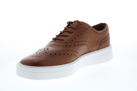 Clarks Hero Brogue 26149392 Womens Brown Leather Lifestyle Sneakers Shoes