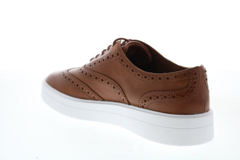 Clarks Hero Brogue 26149392 Womens Brown Leather Lifestyle Sneakers Shoes