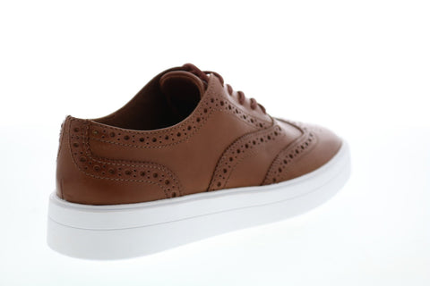 Clarks Hero Brogue 26149392 Womens Brown Leather Lifestyle Sneakers Shoes