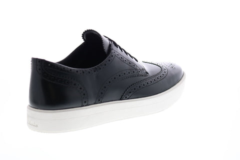 Clarks Hero Limit 26149421 Mens Black Leather Lifestyle Sneakers Shoes
