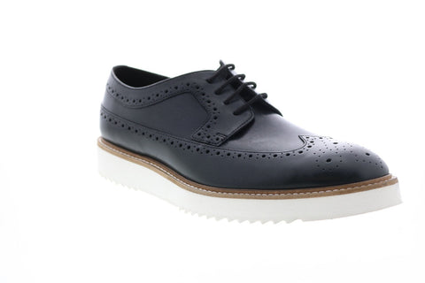 Clarks Ernest Limit Mens Black Leather Oxfords Wingtip & Brogue Shoes