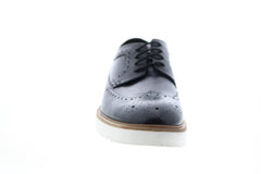 Clarks Ernest Limit Mens Black Leather Oxfords Wingtip 