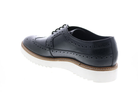 Clarks Ernest Limit Mens Black Leather Oxfords Wingtip & Brogue Shoes