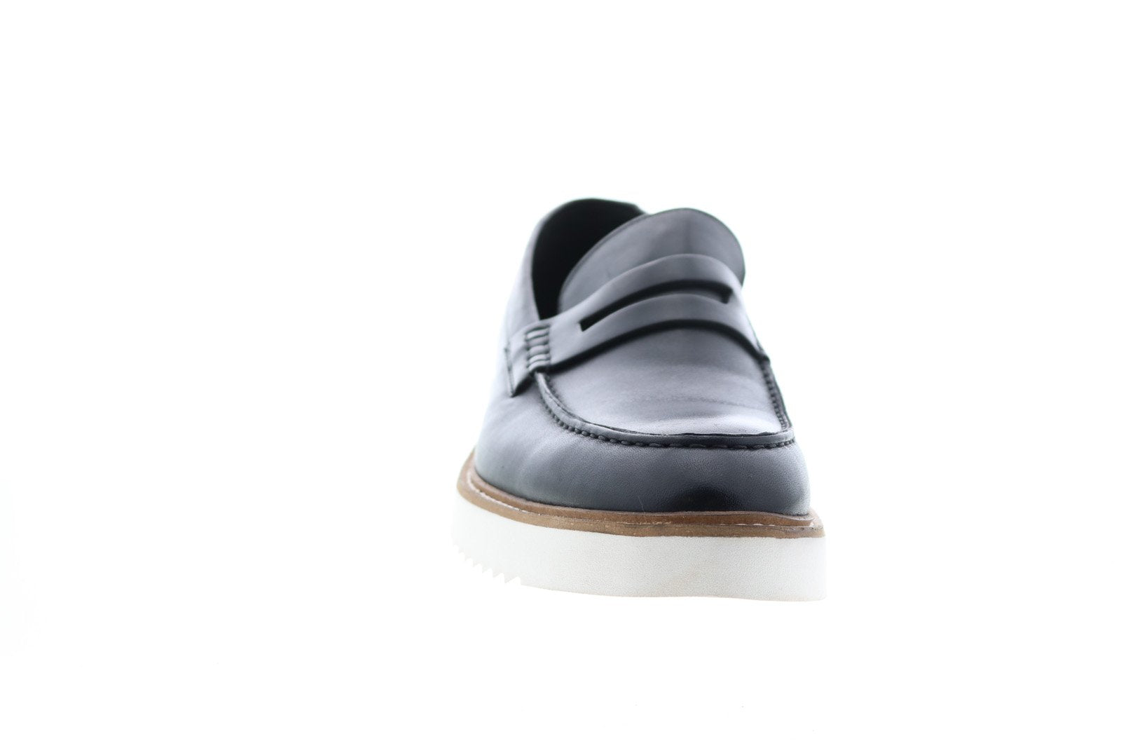 Clarks Ernest Free 26149516 Mens Black Leather Loafers Penny Shoes